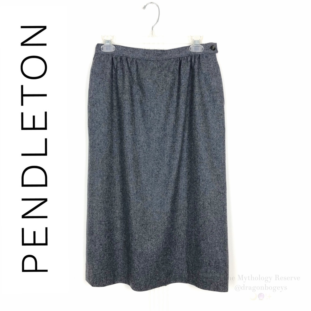 Pendleton Wool Pencil Skirt